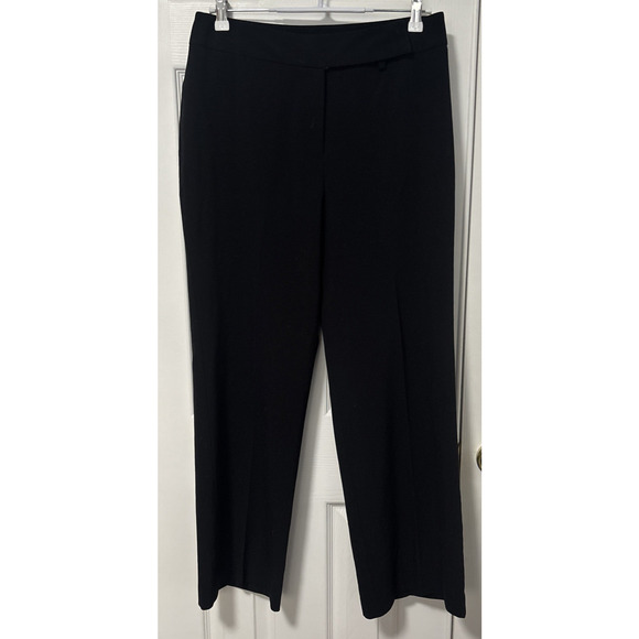 Hillard & Hanson women's 12 Black Dress Pants Sexy Business Office Work Neutral - Picture 1 of 8